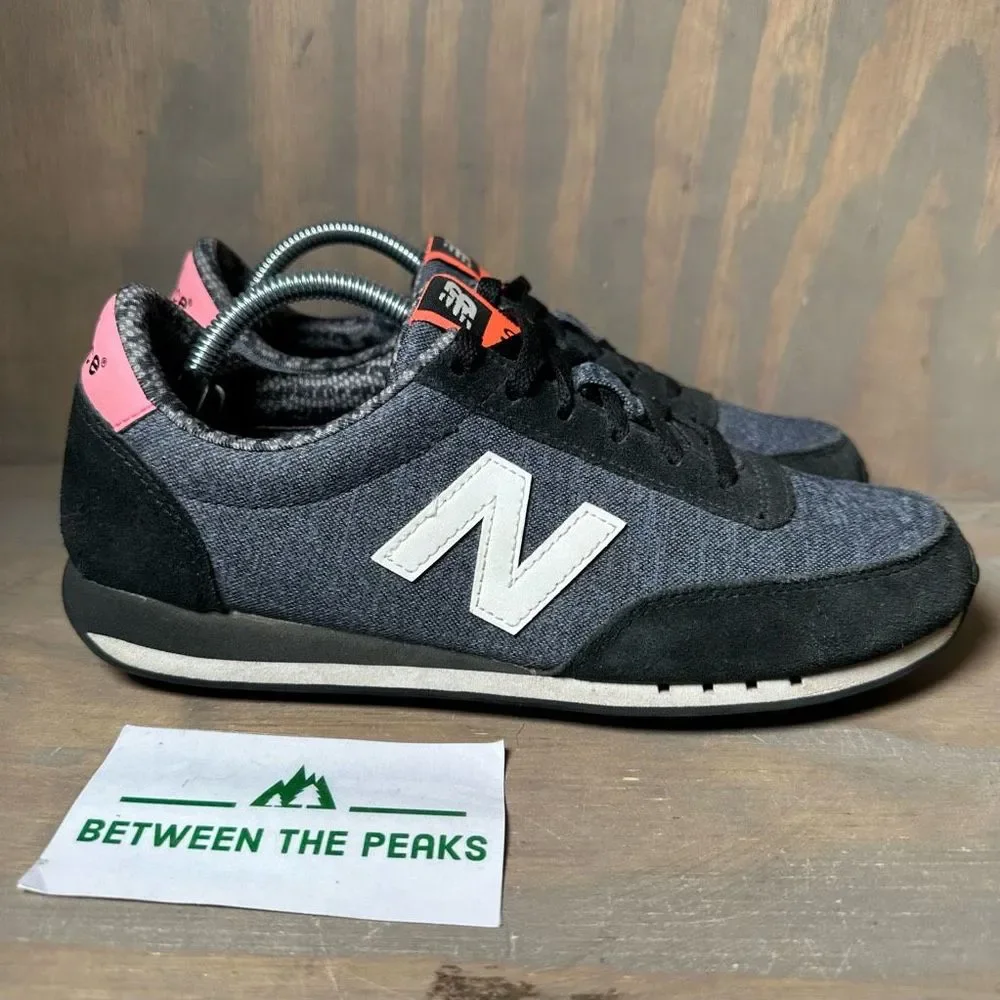 New Balance Womens 410 Optic Pop Running Shoes Gray WL410OPA Suede Lace Up 8